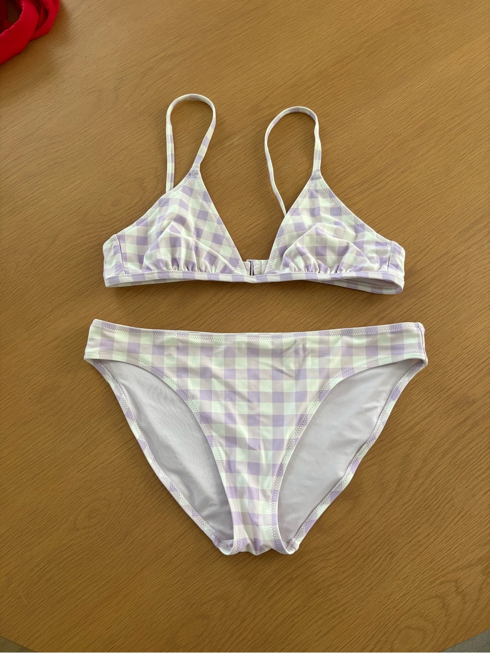 Aerie Lilac Gingham Bikini
